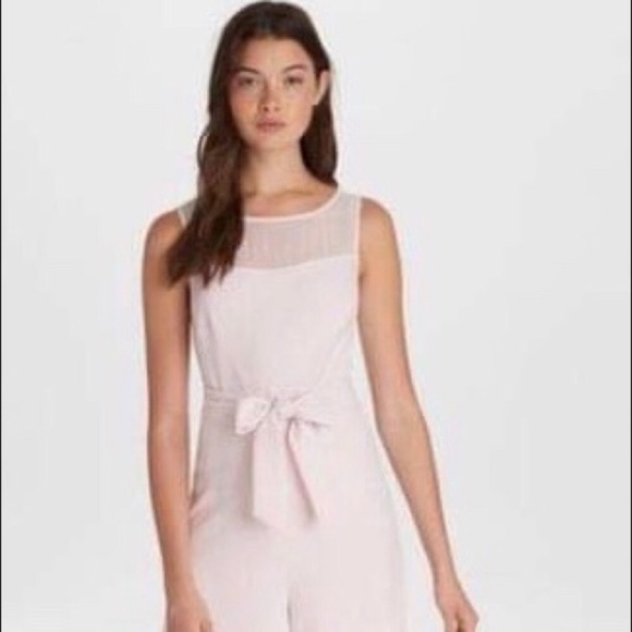 Karl Lagerfeld Pale Pink Jumpsuit Size 12 NEW!